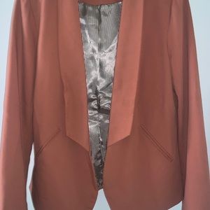 Orange / fall tone blazer